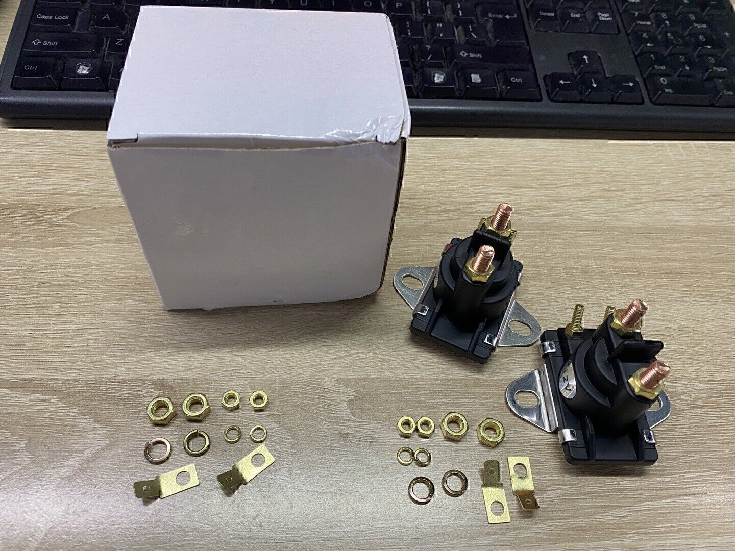 2PACK Marine Starter Tilt Trim Pump Relay Solenoid For Mercruiser 12V 89-96158T