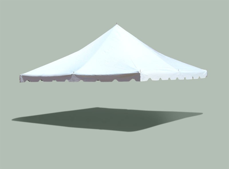 Replacement Pole Tent Canopy Top 20x20 White Cover for Events