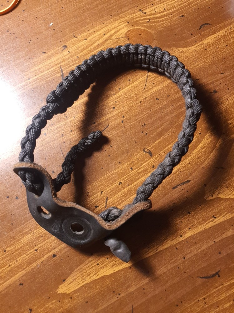Archery Black Braided Wrist Sling