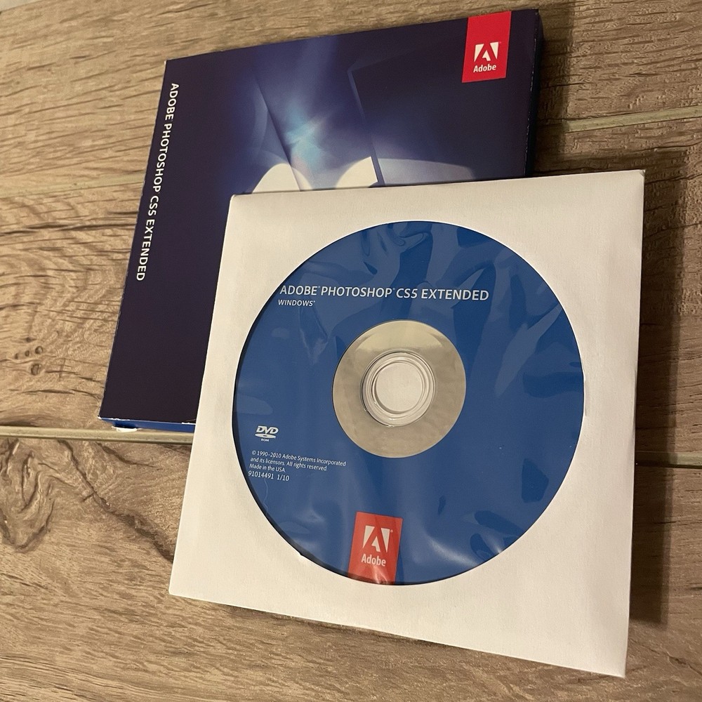 Adobe Photoshop CS5 Extended for Windows Full Version w/Serial Number