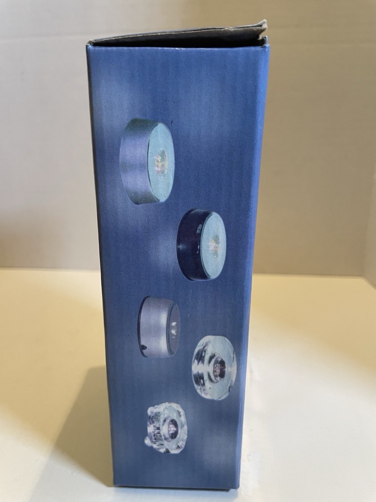 Crystal Display Rotary Slide Show Multi-light Base - NEW