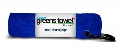 Green Microfiber Golf Greens Towel