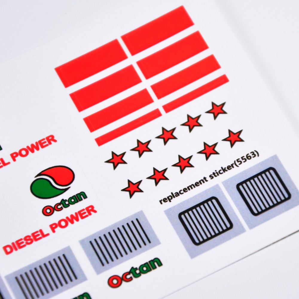 Replacement sticker for set 5563 Precut sticker