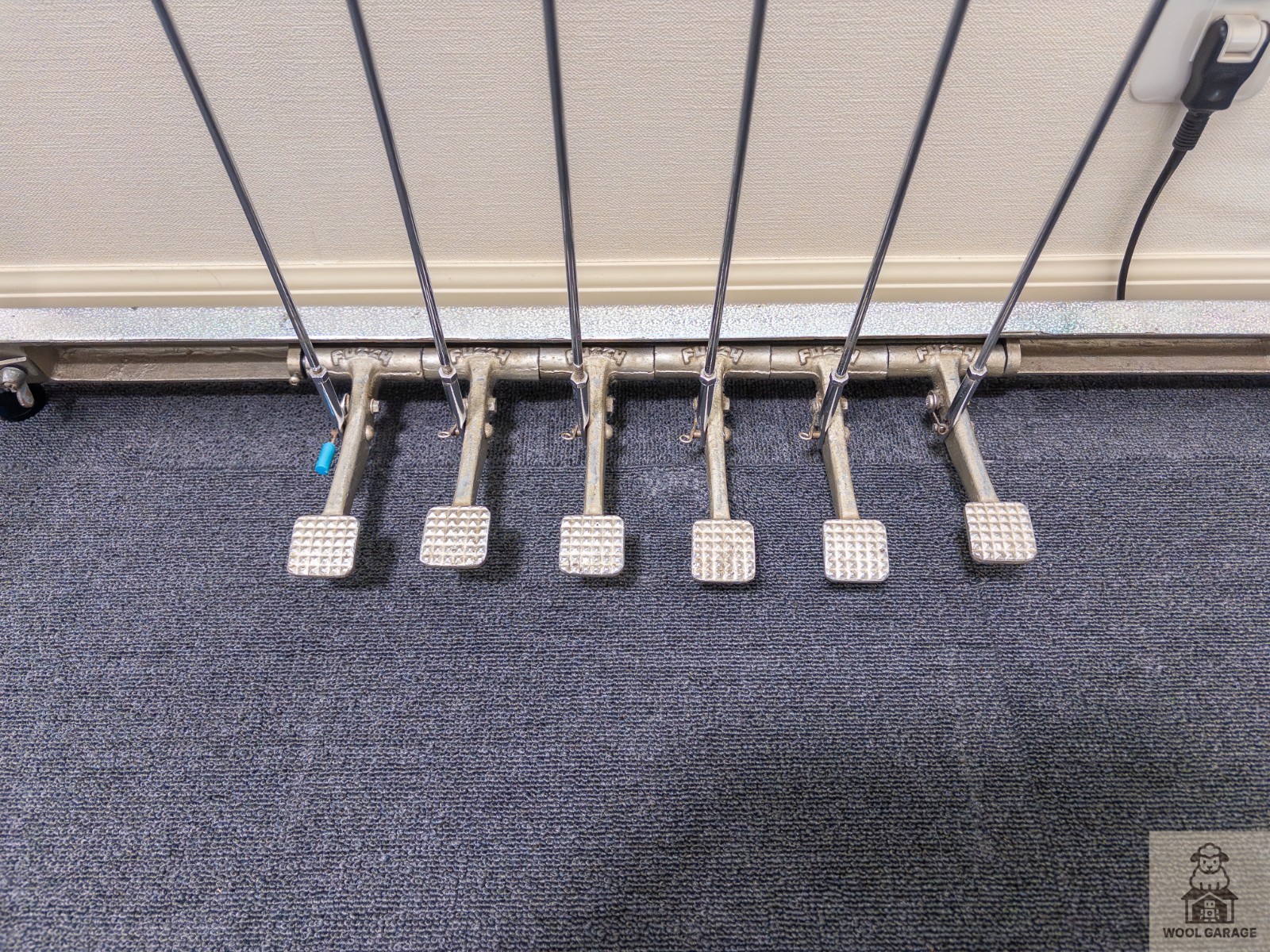 FUZZY 10 String Pedal Steel Guitar 6 Pedals w/ Hard Case Vintage From Japan