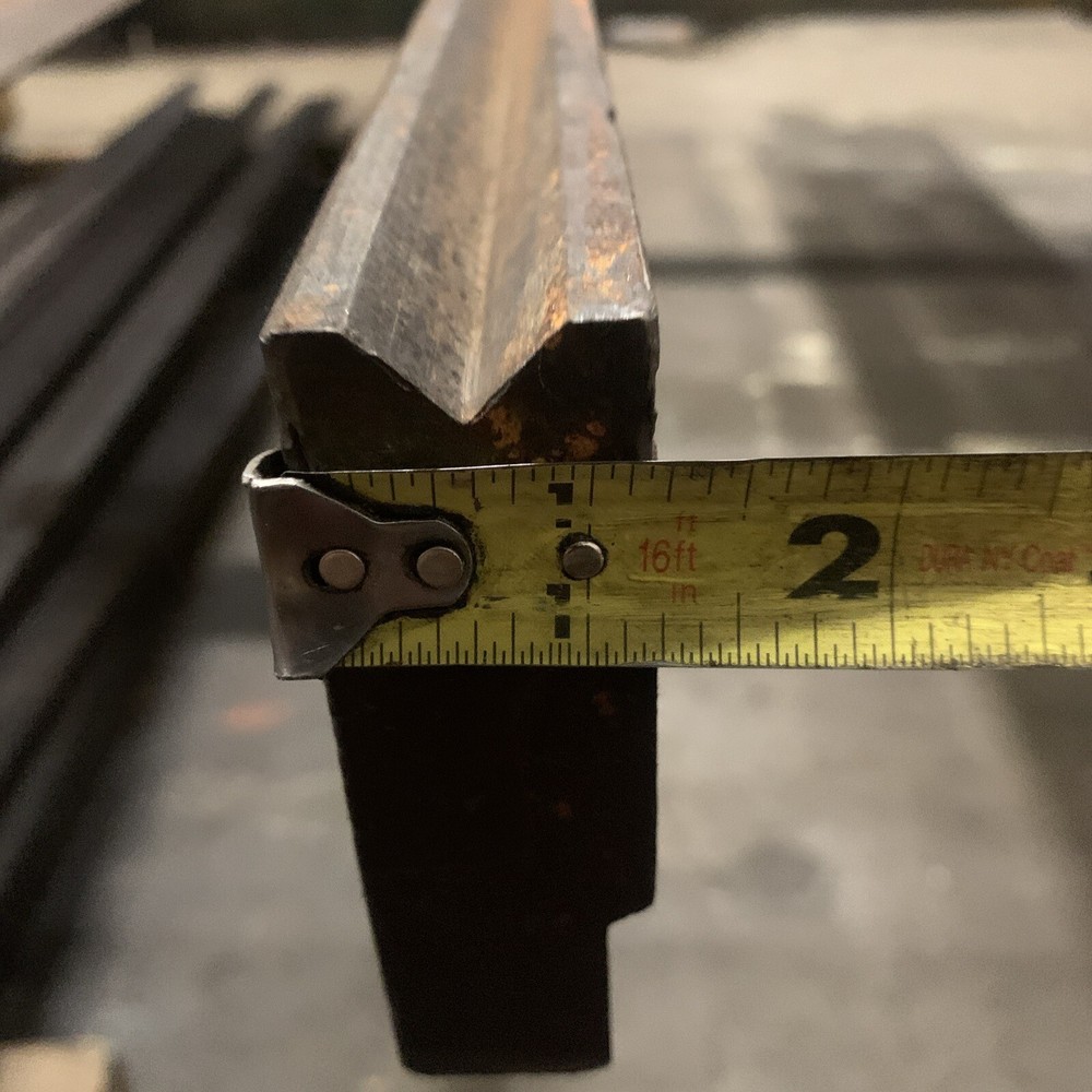 123” Offset Bottom V Die Used Pressbrake Tooling