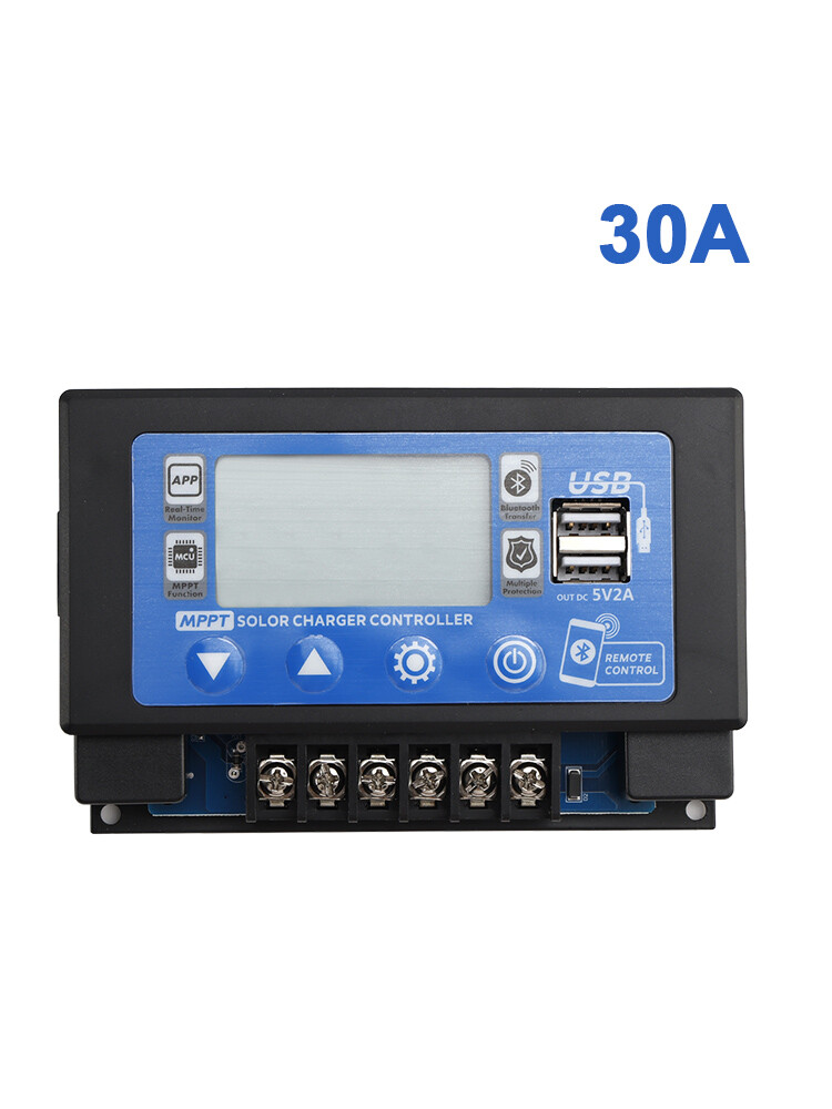 30A Embedded MPPT Solar Controller WIFI Bluetooth APP Intelligent Solar Control