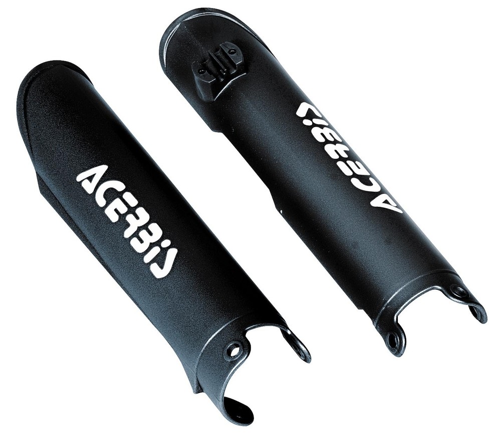 Acerbis 2113740001 Lower Fork Covers - Black Black