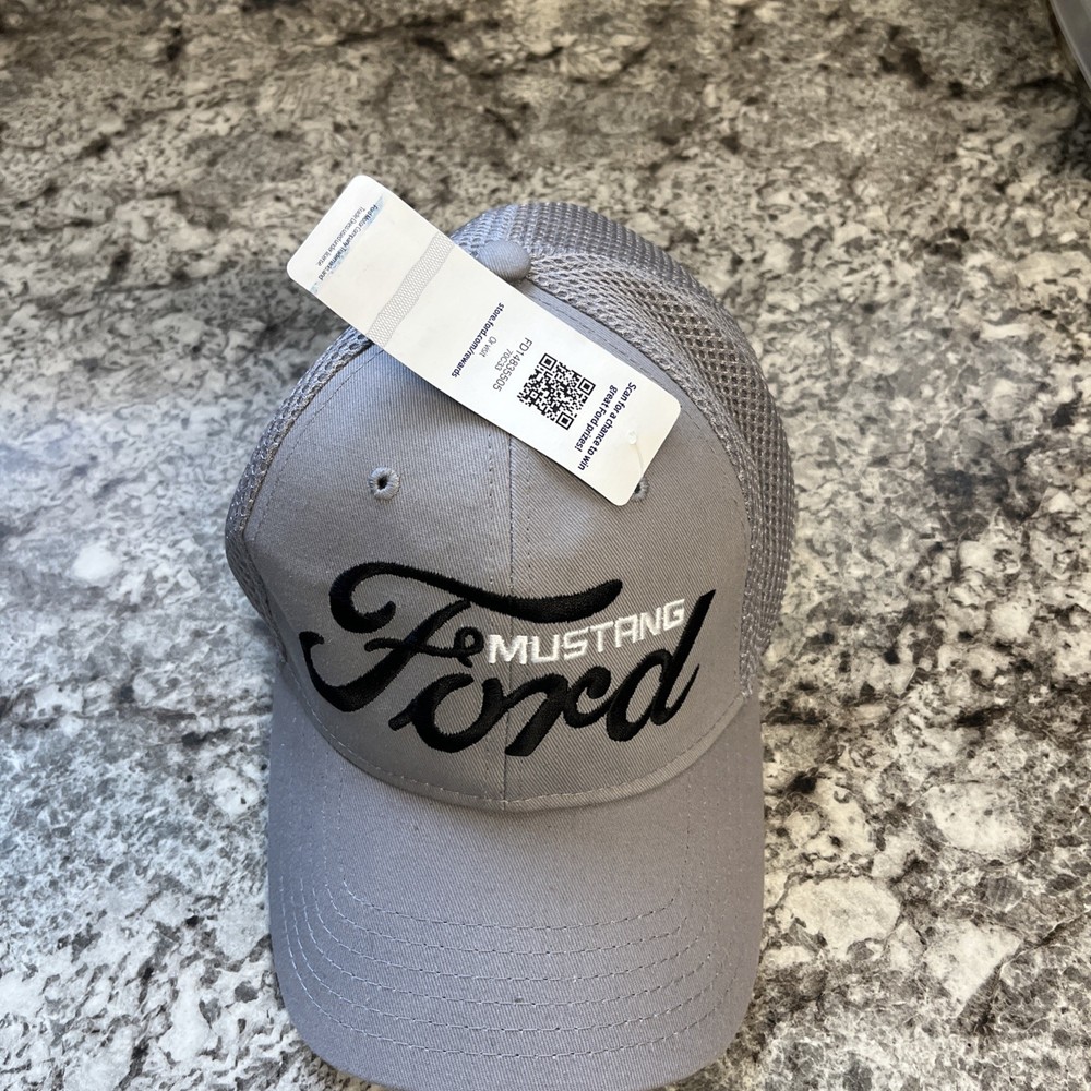 Ford Mustang Mesh Hat in Grey