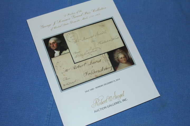 Siegel Auction Dec 2013 Kramer #1088 INCLUDES REALIZATIONS BlueLakeStamps