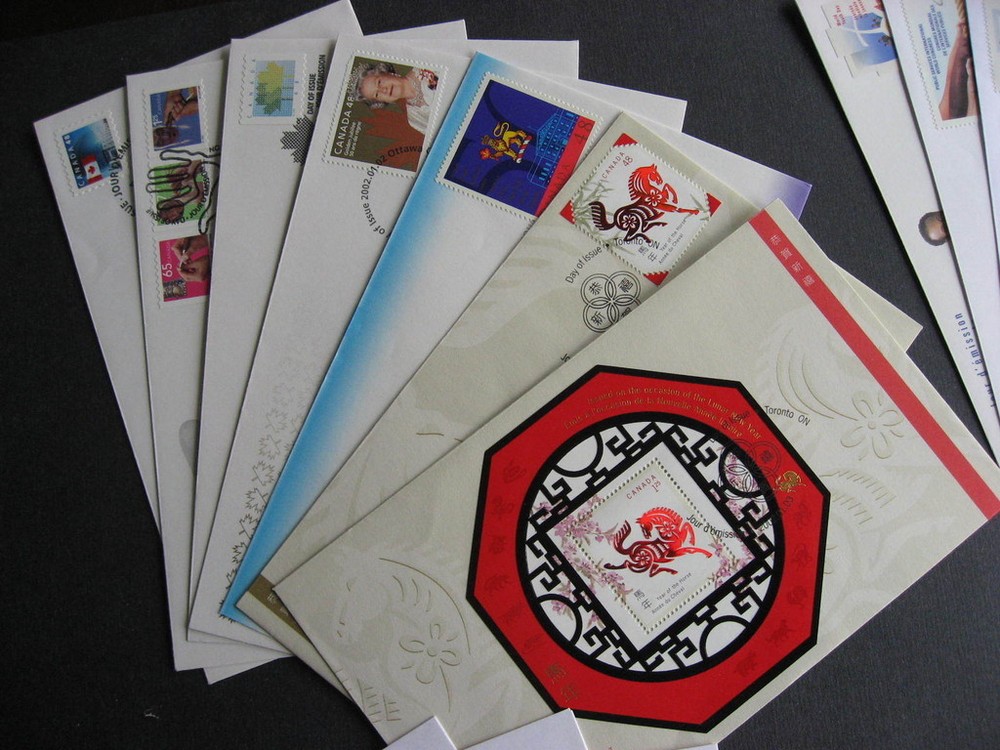 CANADA 32 different FDCs from 2002 a nice group here! PLZ read description!