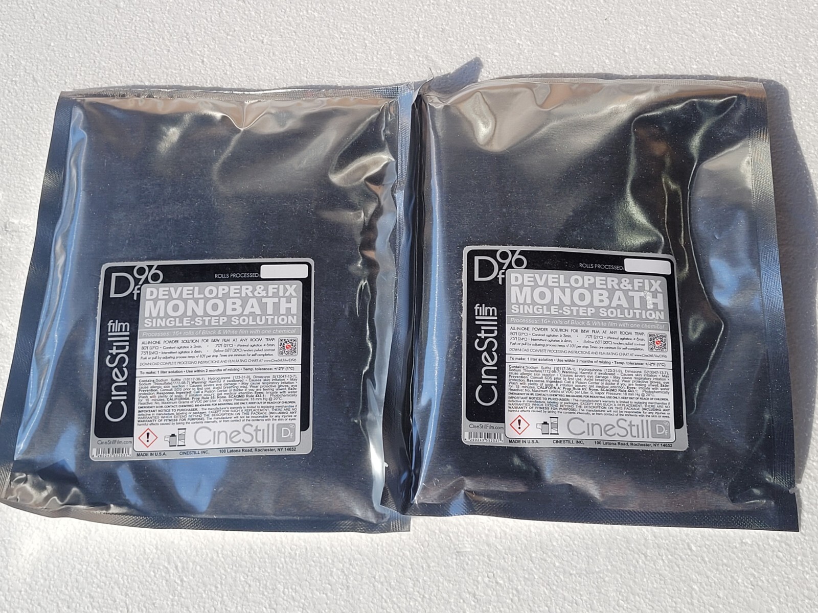 CineStill Df96 Monobath for B&W Film - 1 Liter QTY 2