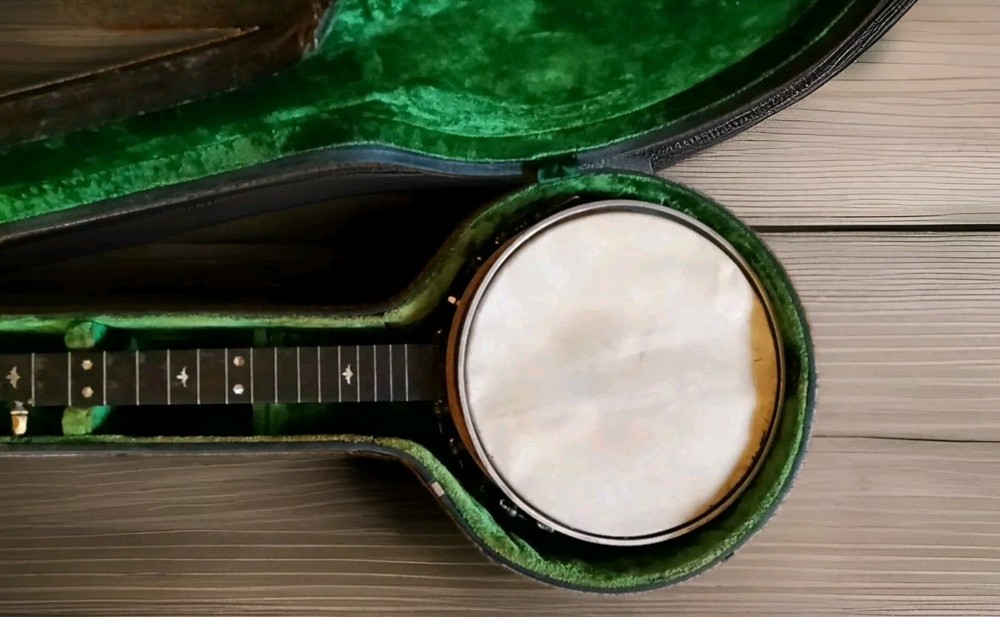 A. Weaver 5 String Banjo w/case! -LL