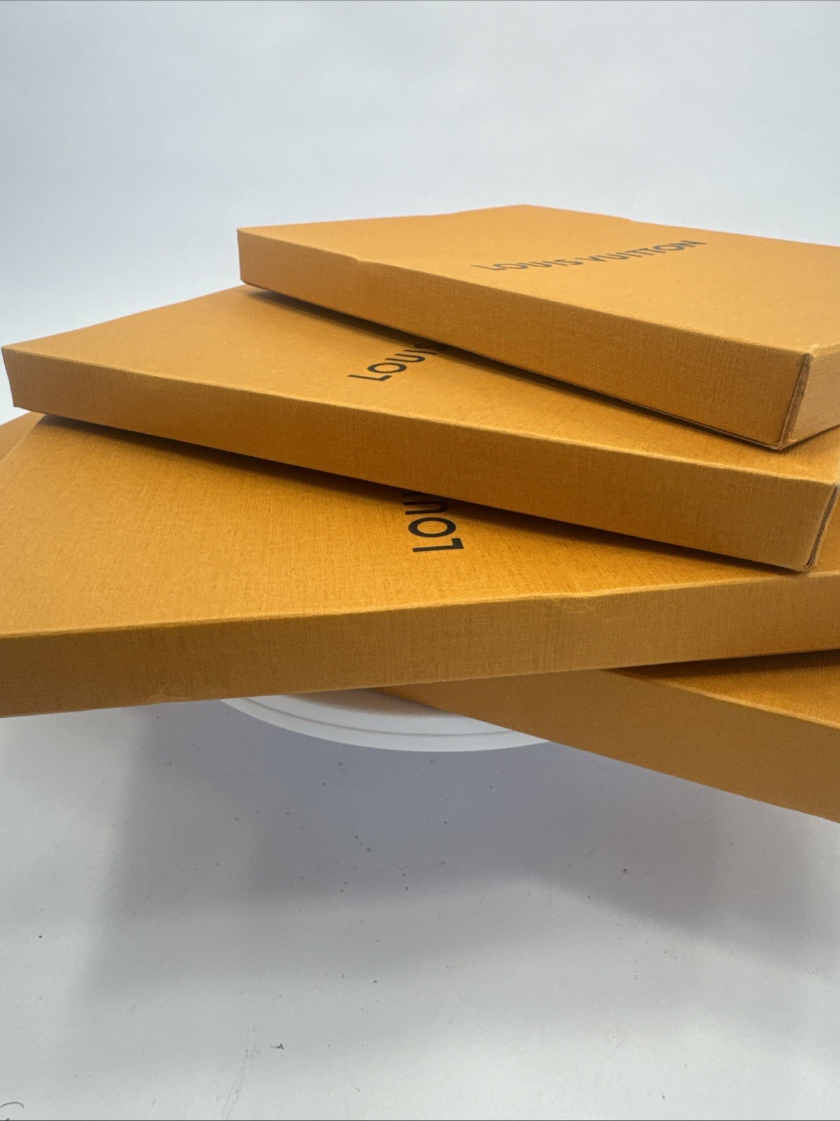 Lot Authentic LOUIS VUITTON Set Of Empty Boxes Set Of 4 See Photos