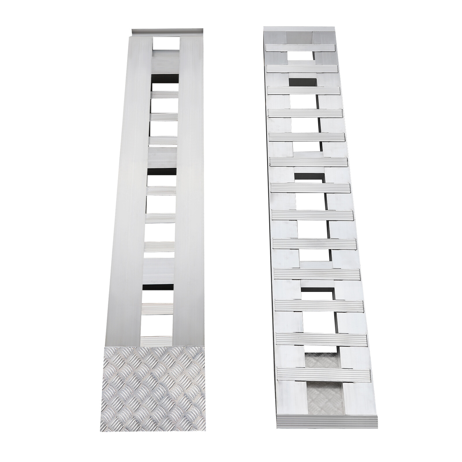 2pcs Aluminum Trailer Ramps Loading Ramps Truck Car Auto Trailer Ramps