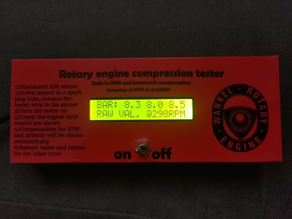 Rotary Engine Compression Tester MAZDA RX8 RX7 13B 12A 20B