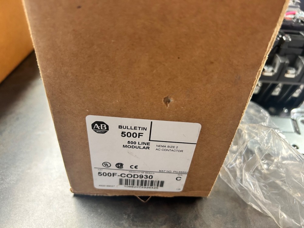 NEW ALLEN BRADLEY SIZE 2 STARTER 500F-COD930 NIB