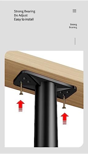 Bed Frame Support Legs 4PCS，Adjustable Bed Frame Support Legs, Bed Frame