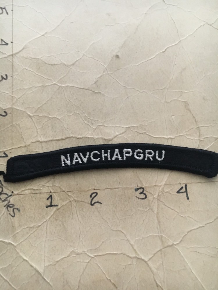 US NAVY SHOULDER STRIP TAB rocker Patch Navchapgru