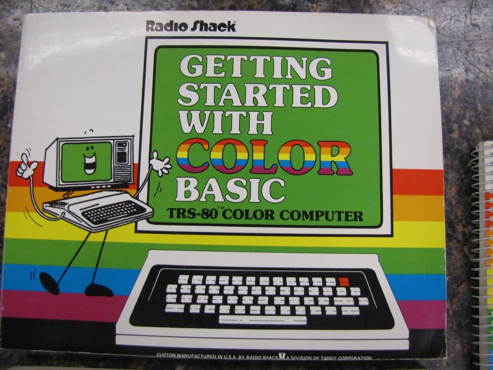 Radio Shack Getting Started Color BASIC, Going Ahead w/ Extended Manuals NICE!