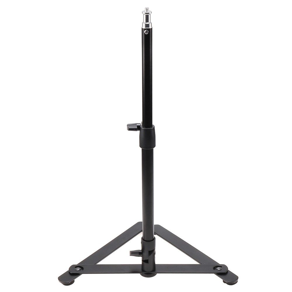 Adjustable Desktop Macro LED Ring Light Stand Base Support Bracket w/1/4" Thread