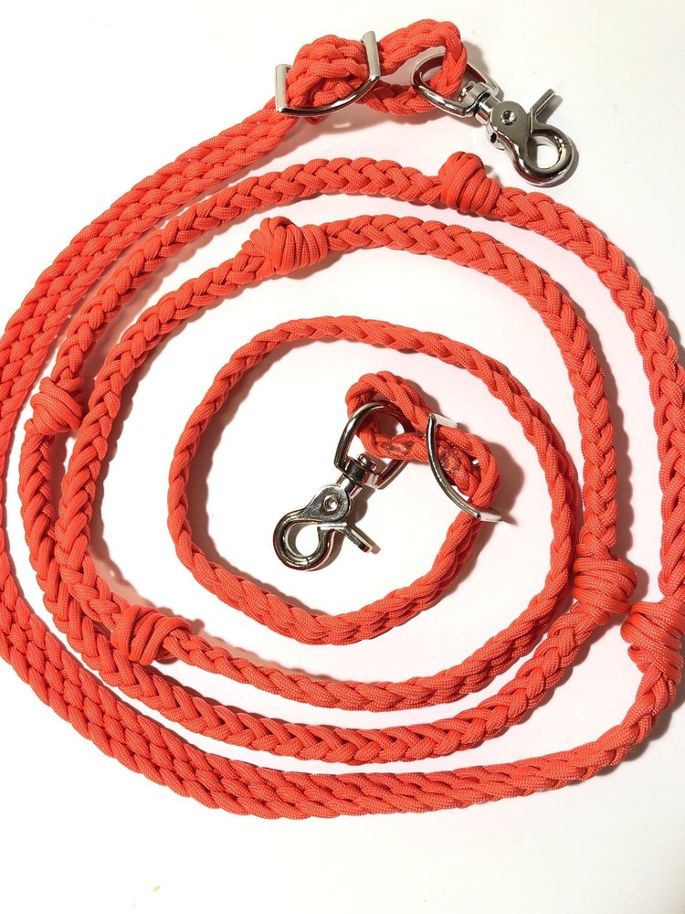 barrel reins orange