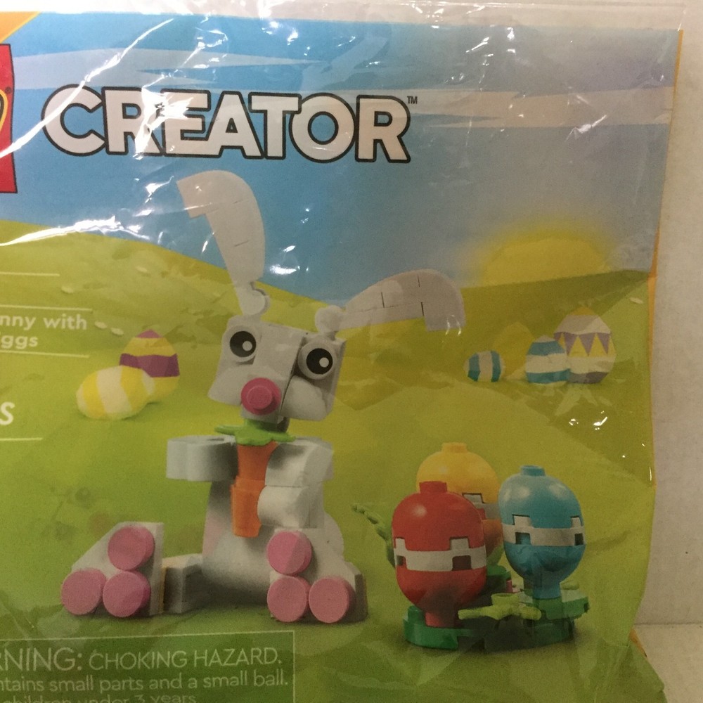 New Lego Creator Easter Bunny with Colorful Eggs Set Polybag #30668
