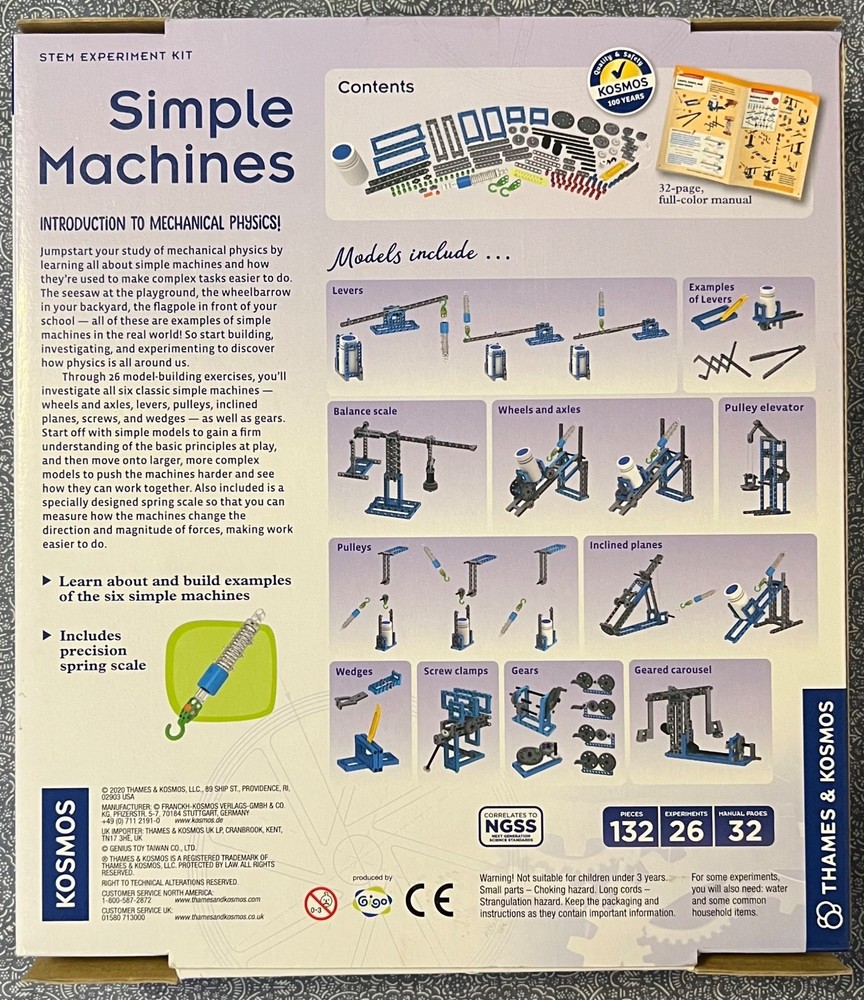 Thames & Kosmos Simple Machines STEM Experiment Kit