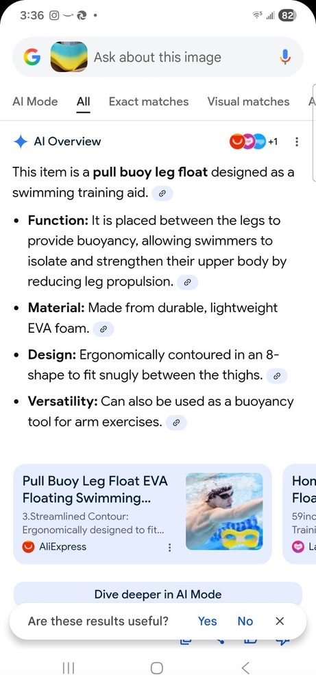Pull Bouy Leg Float
