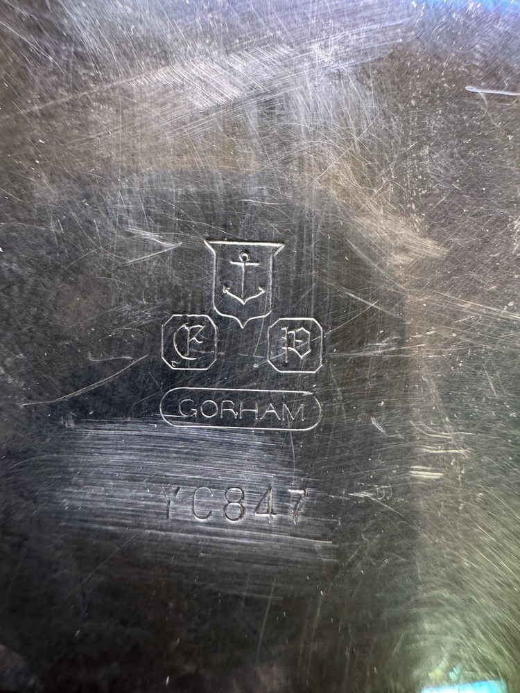 rare gorham silverplate YC847 Covered Serving Dish Lid