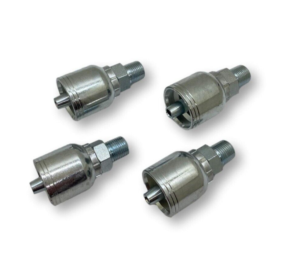 MP-04-02 Crimp Fitting MP Solid 04 x 1/8" NPT (50)