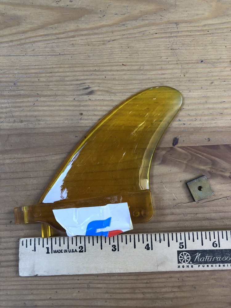 Vintage Fin Surfing Longboard