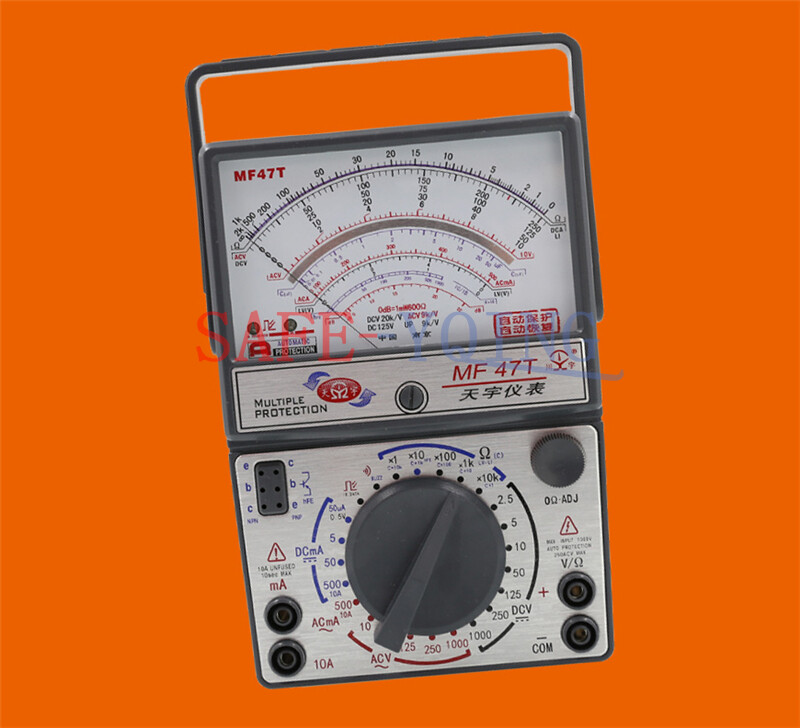 ONE 1PCS MF47T AC/DC Volt AC/DC Current Testing Analog Multimeter New