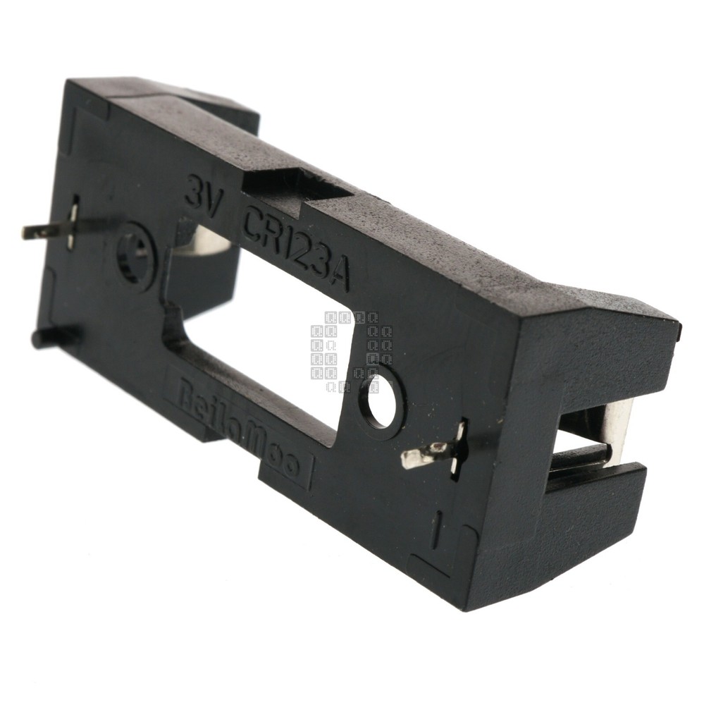 CR123A Plastic Battery Holder, Solder Type