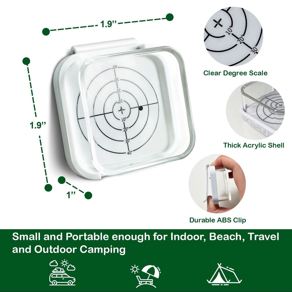 Keopuals Solar Panel Angle Guide - Maximize Efficiency (2-Pack)