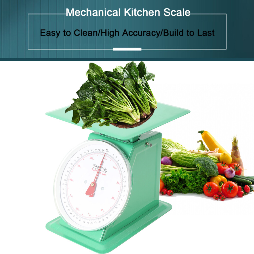 Industrial Dial Scale 110Lbs Heavy Duty Portion Control Mechanical Scale