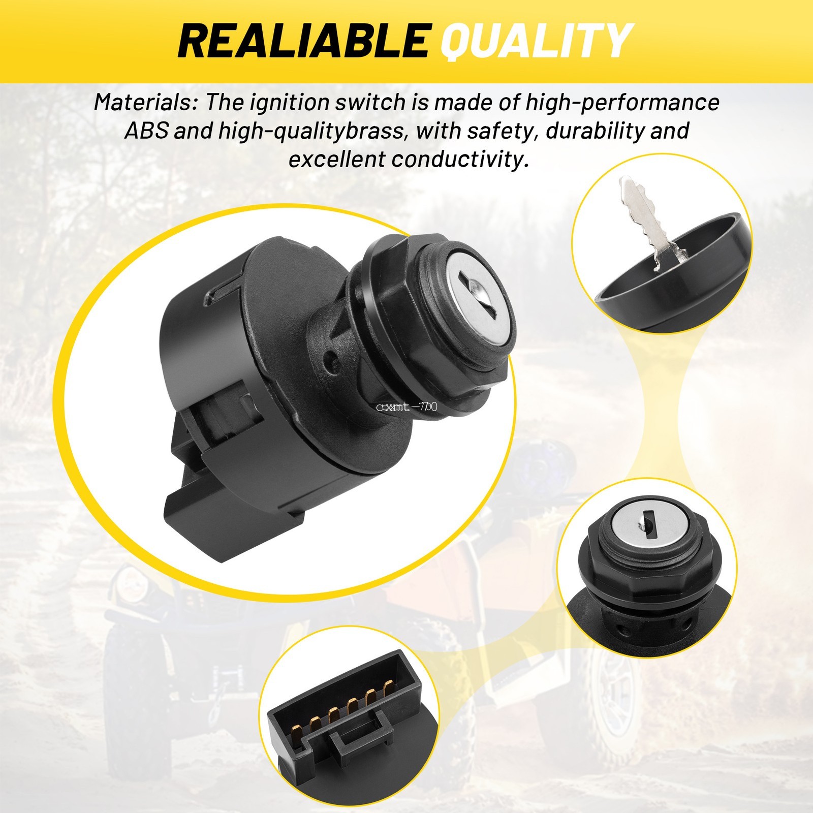 Ignition Key Starter Switch 4012165 For 2010-2018 Polaris RZR 570 800 900 1000