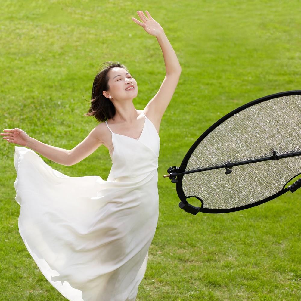 US Godox 55CM W-RFT55 Collapsible Windproof Reflector Portable Diffuser Disc