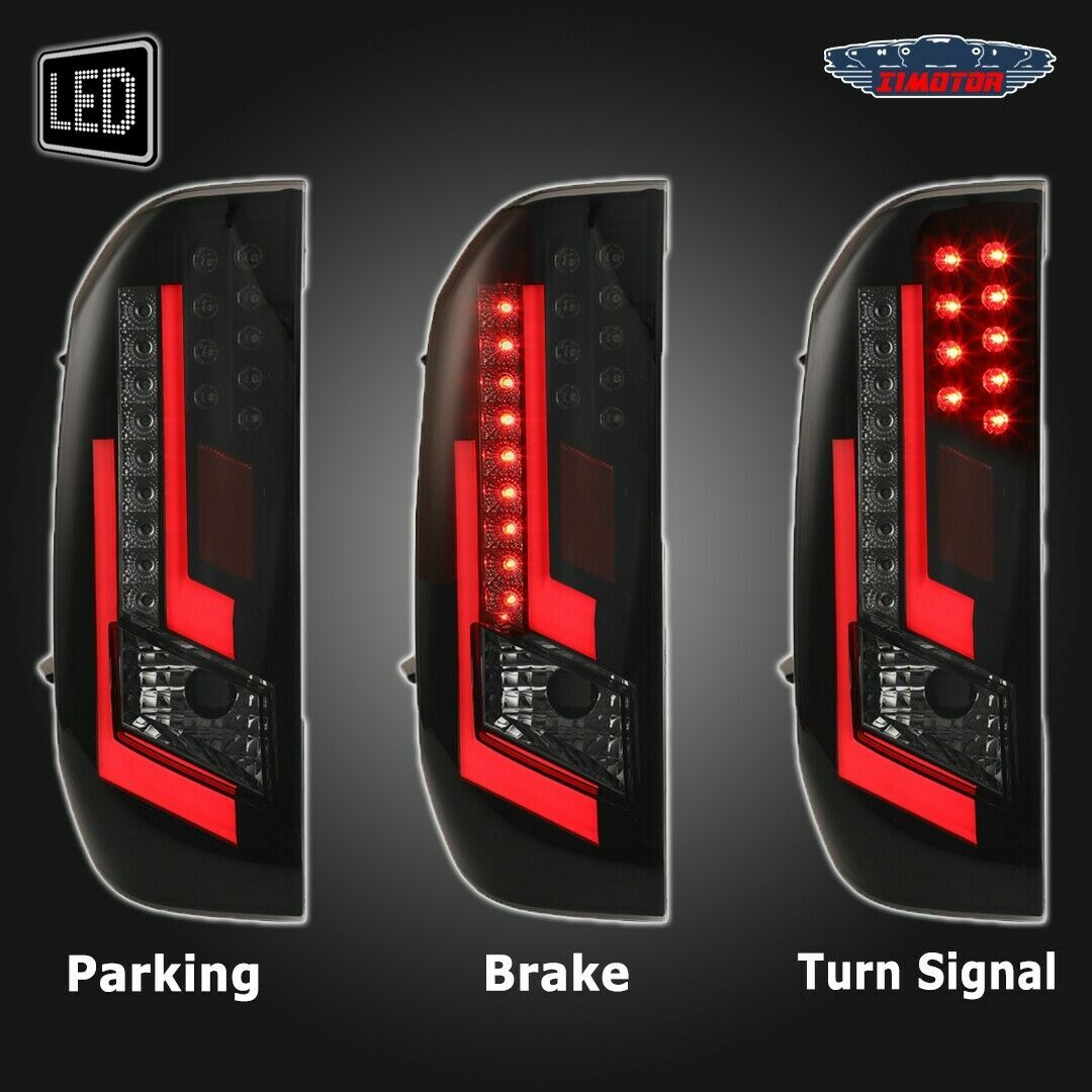 Smoke LEDFor 2014-2021 Toyota Tundra Tail Lights Brake Rear Lamps Left+Right