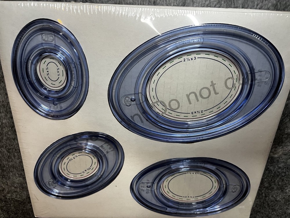 CREATIVE MEMORIES OVAL PATTERNS CUSTOM CUTTING SYSTEM MAKES NEW