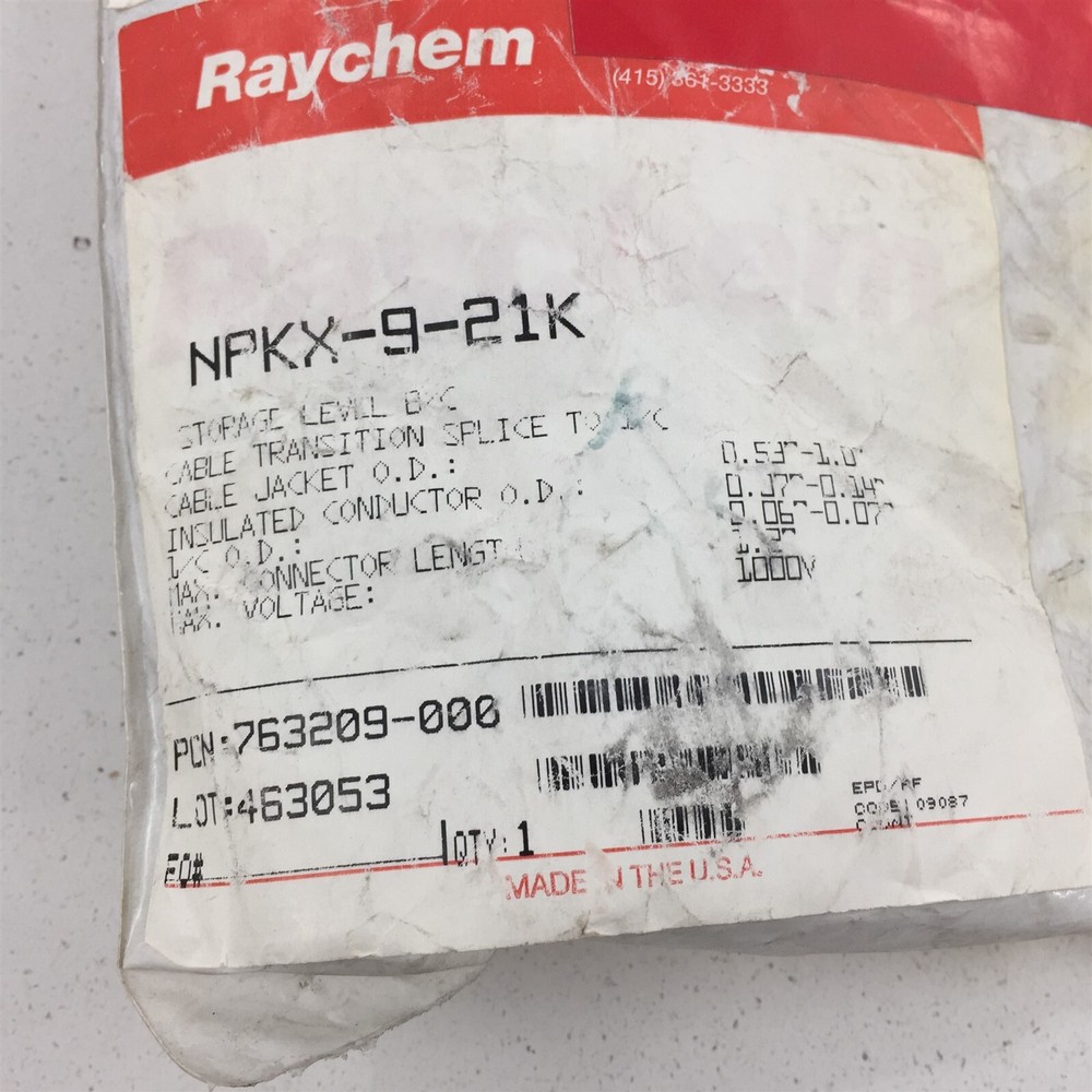 Raychem NPKX-9-21K Splice Kit