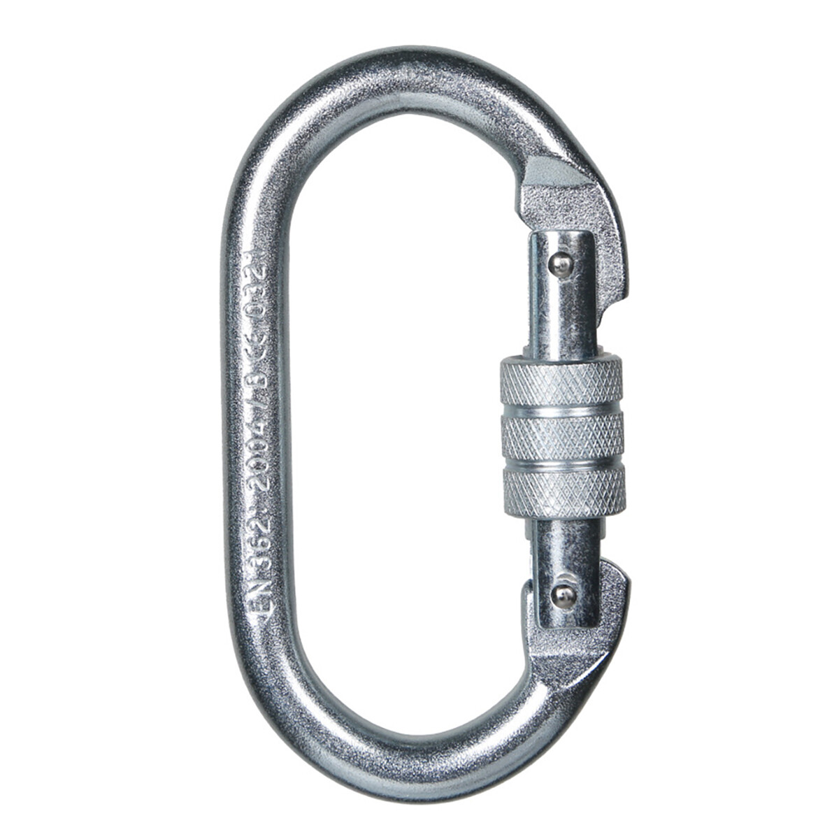 5 Pack Stainless Steel Screw Locking Carabiner Clip 25KN Heavy Duty Springs Hook