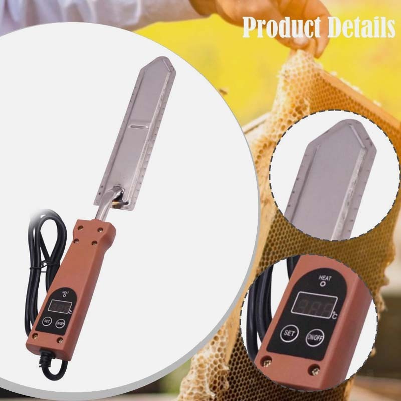 Electric Uncapping Knife Bee Hive Extractor Honey Scraper Beekeeping Tools Equip