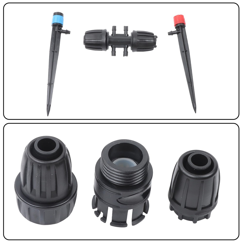265 FT Drip Irrigation System Kit, 163pc Automatic Garden Watering Misting