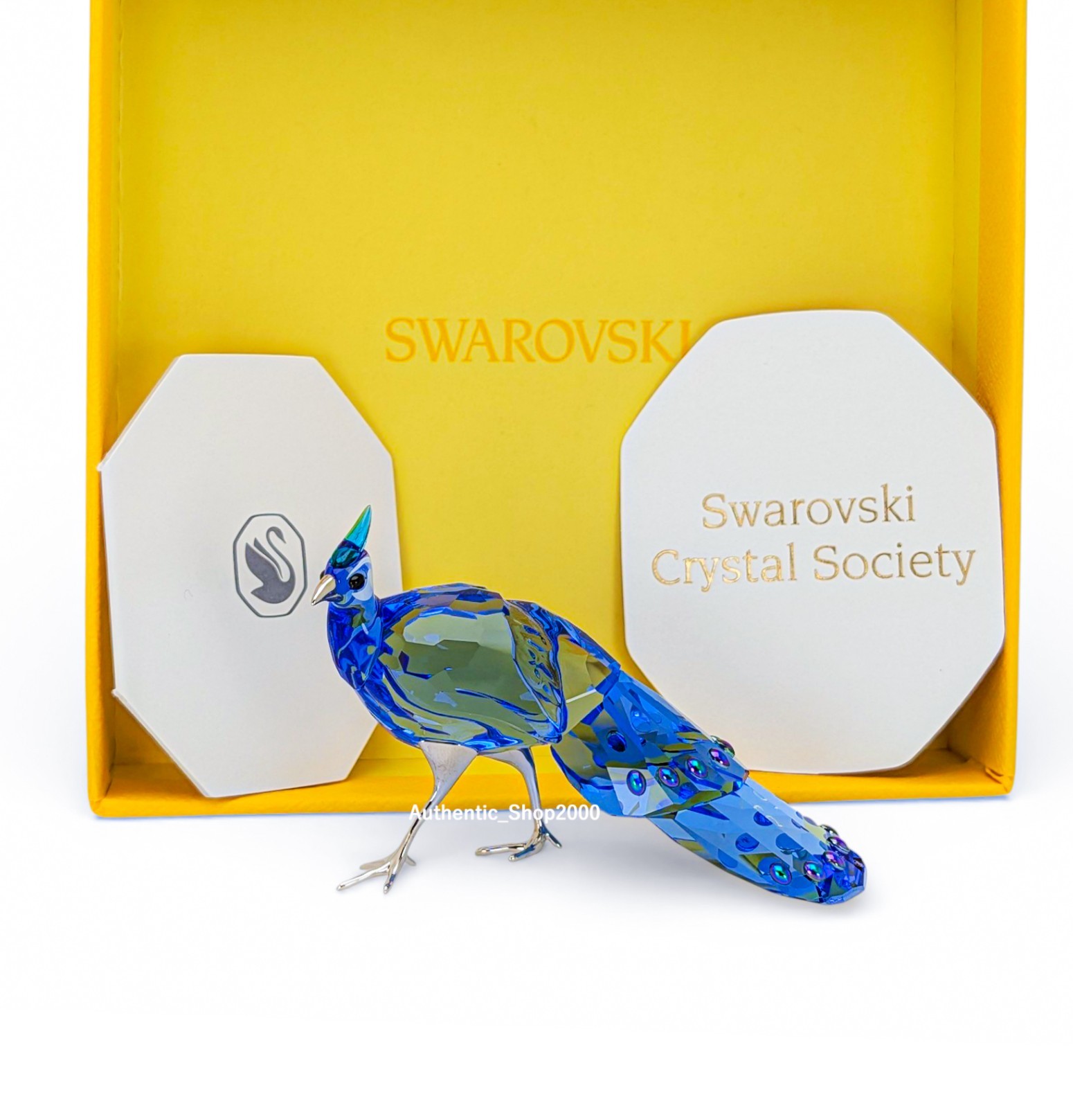 NIB 100% SWAROVSKI Idyllia SCS Palawan Peacock Pheasant Deco Figurine 5717851