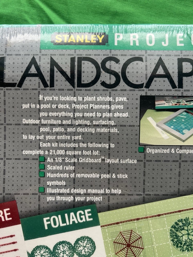 Stanley Landscape Project Planner Gridboard Layout Design SEALED