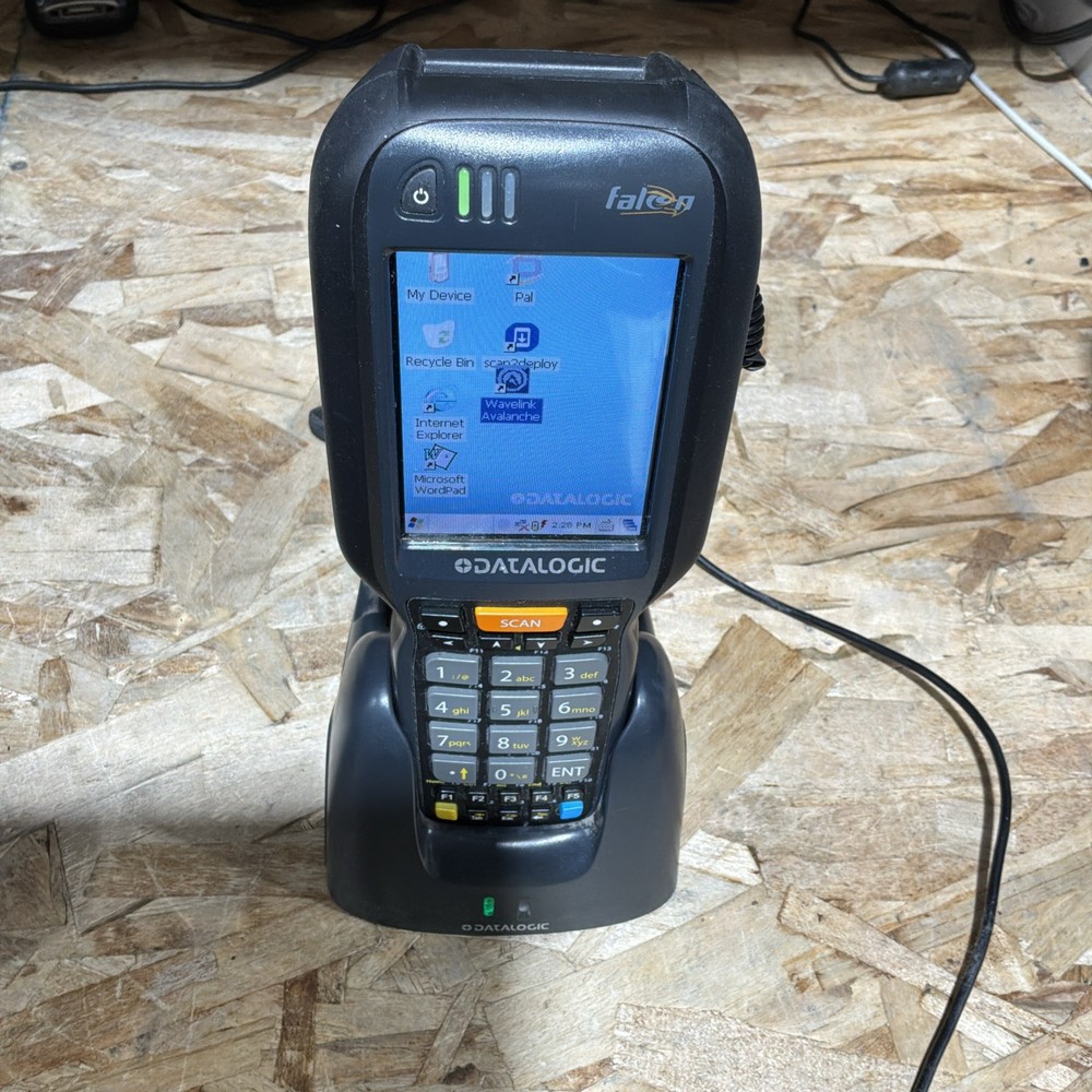 Datalogic Falcon X4 Handheld Mobile Barcode Scanner Computer 945550009 w/ Dock