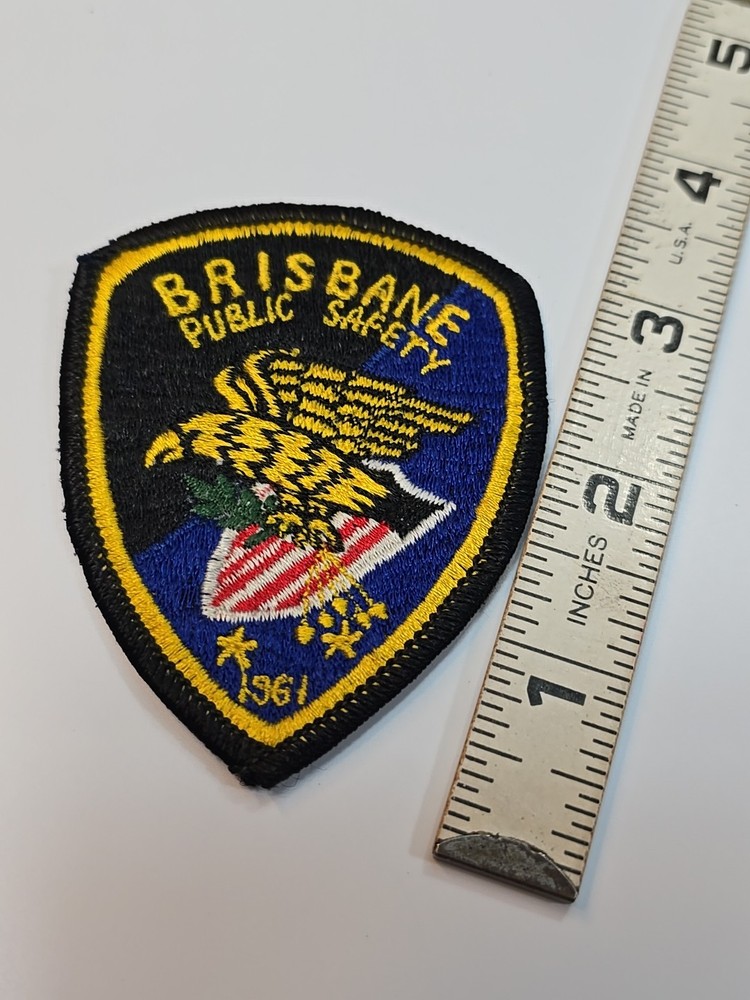 Brisbane Public Safety Sew-on Patch California