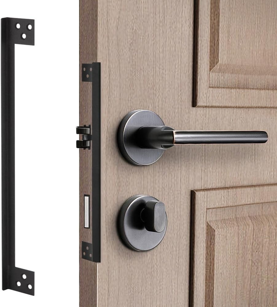 Door Latch Guard Plate Outswing Security Shield