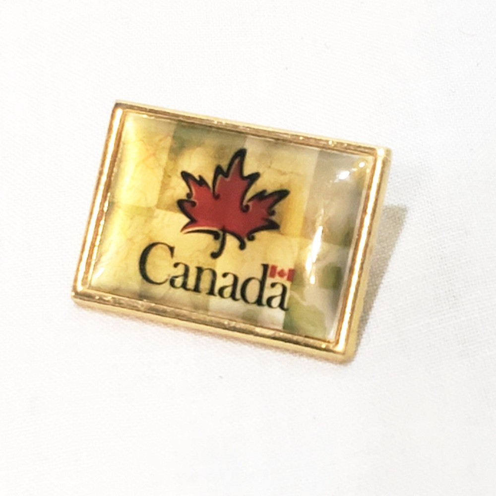 Canada Maple Leaf  Hat Lapel Pin 1"
