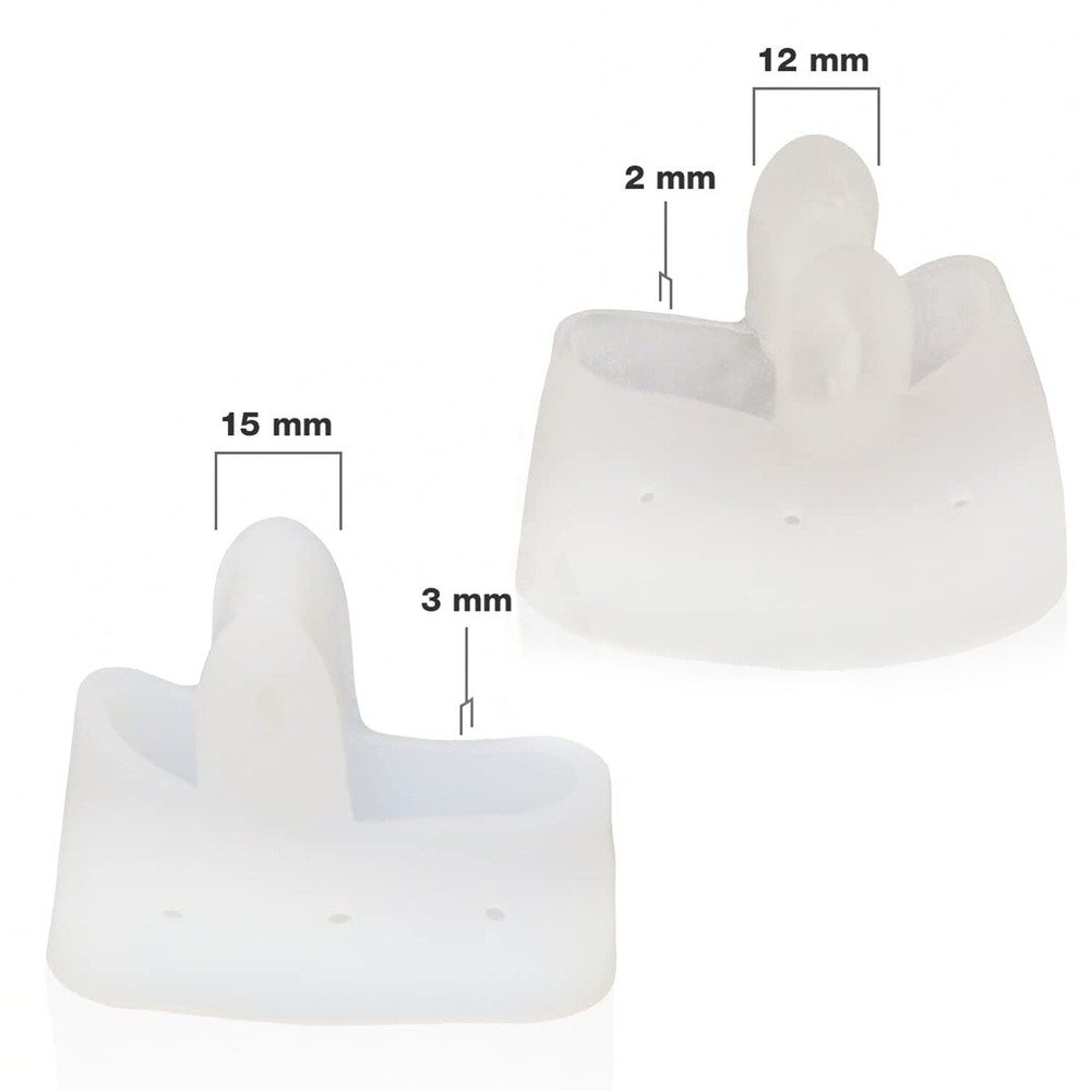 Bunion Corrector Toe Spacer - Straightener, Spreader, Stretcher & Separator Pair